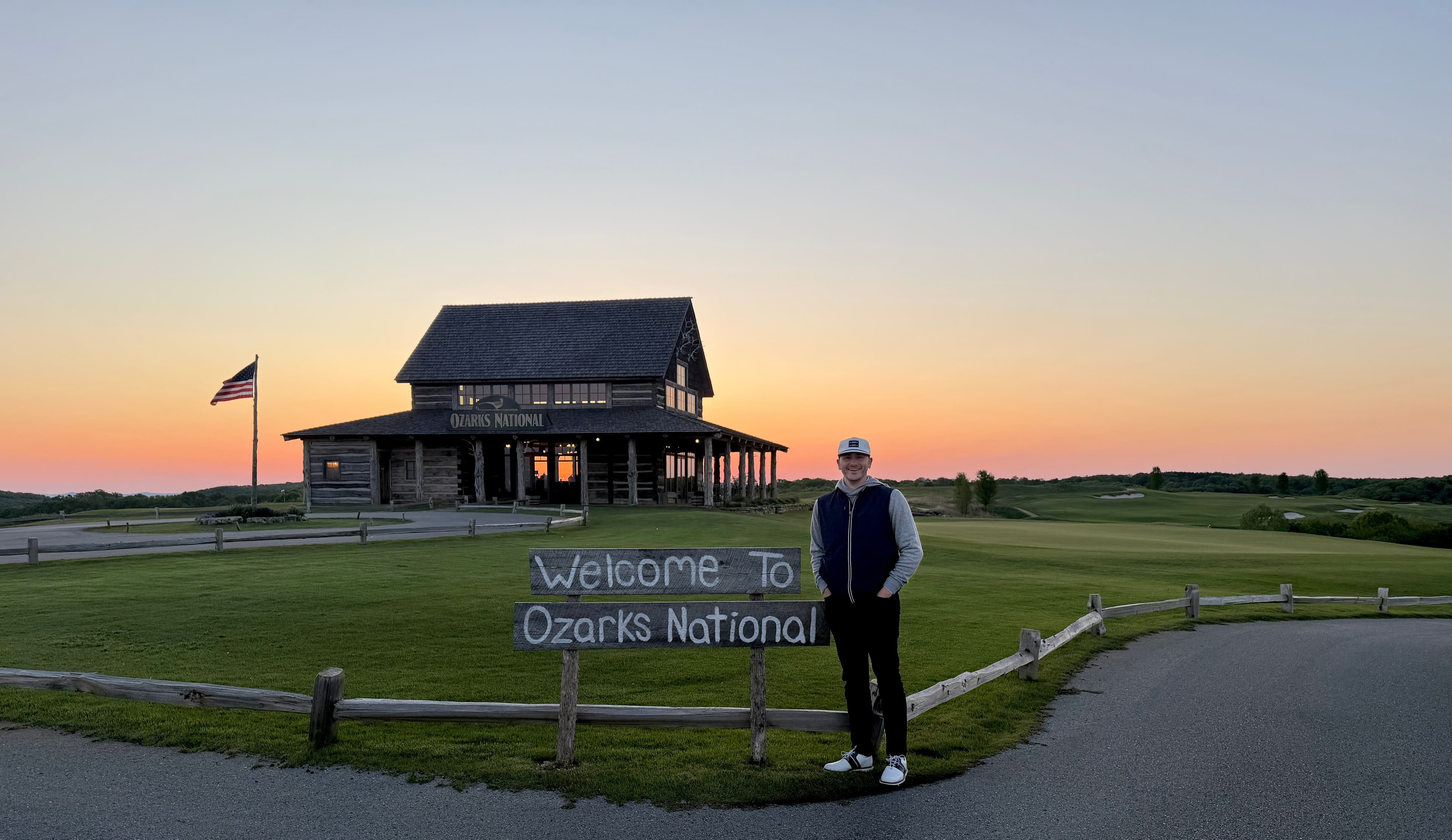 Mason Coy at Ozarks National golf course